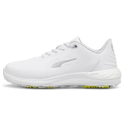 Abbildung von Puma Golf Phantomcat Nitro Golfschuh, Herren, Größe: 43, White/silver/ash gray Schuhe