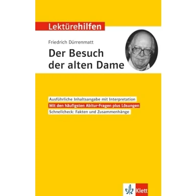 Abbildung von Klett Lektürehilfen Friedrich Dürrenmatt, der Besuch alten Dame: Interpretationshilfe für Oberstufe und Abitur