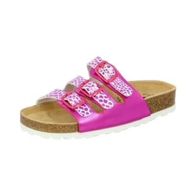 Abbildung von Lico BIOLINE TRENDY Mädchen Niedrige Hausschuhe, Pink/ Weiß, 39 EU