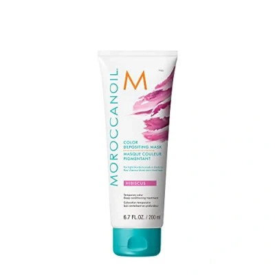Abbildung von Moroccanoil Color Depositing Hair Mask, Hibiscus, 200ml