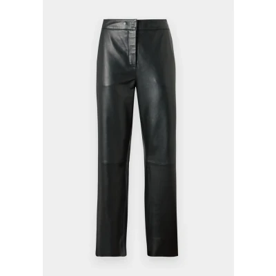 Abbildung von YAS Yasline PANT Lederhose, Damen, Größe: XXL, Black