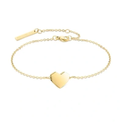 Abbildung von Liebeskind Berlin Armband mit Herz Anhänger LJ 1479 B 21 IP Gold