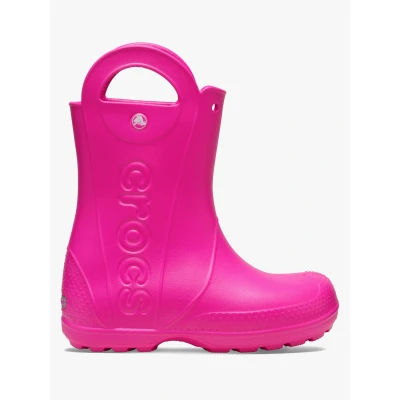 Abbildung von Crocs Handle It Gummistiefel, Pink Crush, 32 33, Kindergummistiefel