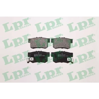 Abbildung von LPR 05P1014 Bremsbelagsatz HONDA: CR V 2, FR V, S2000