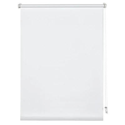 Abbildung von Deco Company Rollo, Blickdicht, Klemmrollo Uni, Montage zum Klemmen, Lichtdurchlässig, Rollo für Fenster ohne Bohren, Weiß, 45 x 150 cm (BxH)