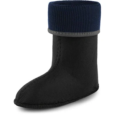 Abbildung von Ladeheid Kinder Mädchen Jungen Wärmende Stiefelsocken für Gummistiefel Innenschuh KL058 (Violett, 22 EU)