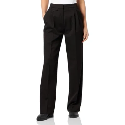 Abbildung von HUGO Helepher Stoffhose, Damen, Größe: 38, Black