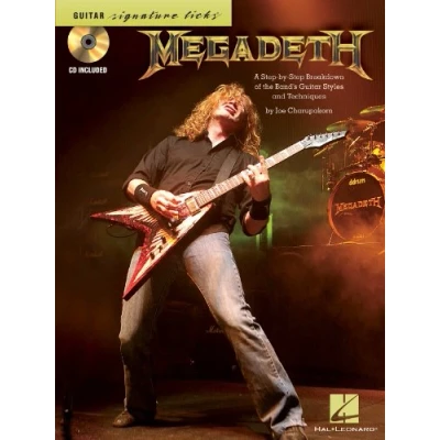 Abbildung von Megadeth: Signature Licks A Step by Breakdown Of The Band&#039;s Guitar Styles &amp; Techniques: Noten, CD für Gitarre