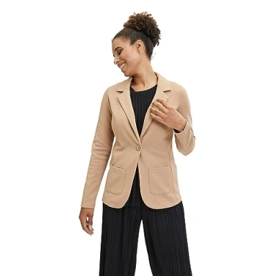 Abbildung von Cartoon Blazer, Damen, Größe: 38, Cinnamon swirl
