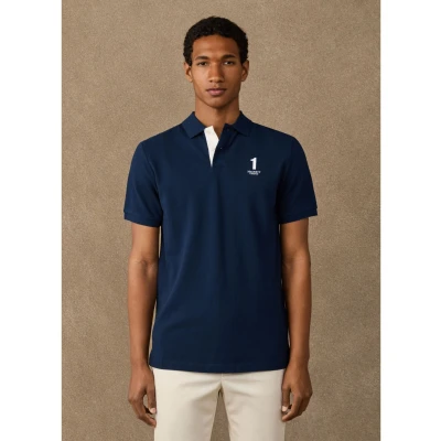 Abbildung von Hackett London POLO Shirt Heritage NBR Poloshirt, Herren, Größe: Medium, Old navy