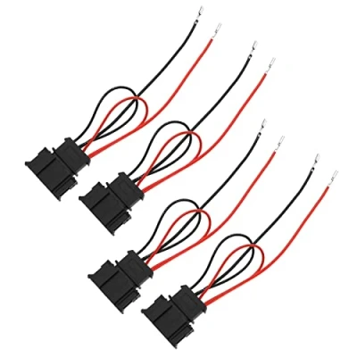 Abbildung von 4 teiliger Lautsprecher Adapter Ersatzkabel Autolautsprecher Kabelbaum Stecker, Kompatibel mit Seat Altea, VW, Skoda