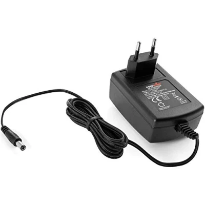 Abbildung von Poppstar AC DC Netzteil 24V 1,5A (Netz Adapter 36W / Ladekabel) mit Stecker 5,5mm/2,5mm