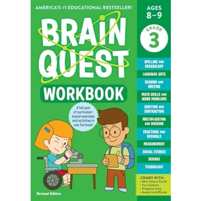 Abbildung von Brain Quest Workbook: 3rd Grade Revised Edition (Brain Workbooks)