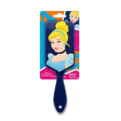 Abbildung von Disney Prinzessinnen 3d Cinderella Silicon Haarbürste Prinzessin Alle Haartypen