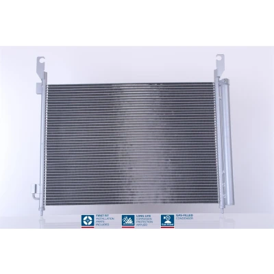 Abbildung von NISSENS 940316 Klimakondensator mit Trockner Aluminium 668 R 134a