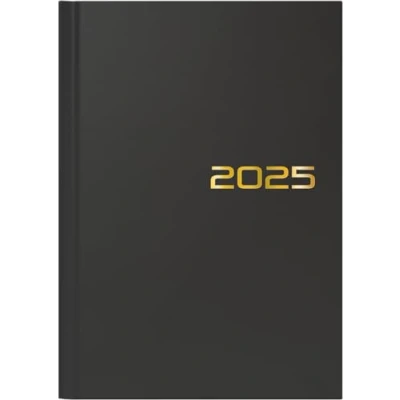 Abbildung von BRUNNEN Buchkalender Modell 796 (2025), 2 Seiten = 1 Woche, A5, 128 Seiten, Balacron Einband, schwarz