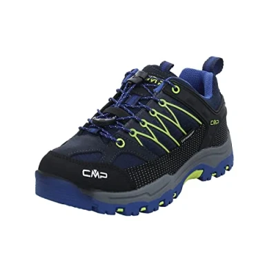 Abbildung von CMP KIDS Rigel LOW WP Unisex Hikingschuh für Kinder, Größe: 36, Blue/electric Leder und textil