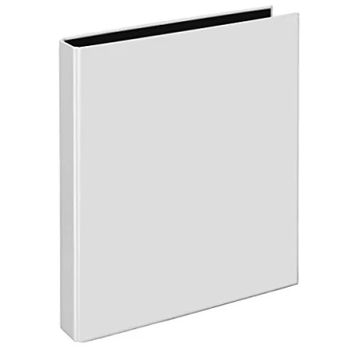 Abbildung von VELOFLEX 4143290 Ringbuch VELOCOLOR Classic, Ordner, Ringordner, 4 Ring Mechanik, DIN A4, Karton, weiß, 1 Stück