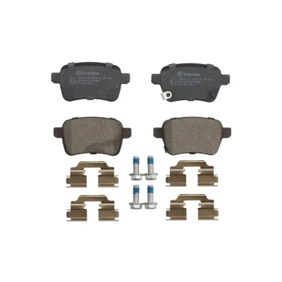 Abbildung von BREMBO P 23 156 Bremsbelagsatz mit akustischer Verschleißwarnung Bremssattelschrauben Zubehör FIAT: 500L