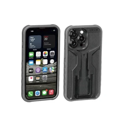 Abbildung von Topeak Unisex Erwachsene RideCase für iPhone 13 Pro, Black/Gray, ohne Halter Smartphone Hüllen, Schwarz, 15,4 x 7,9 1,5 cm