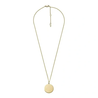 Abbildung von FOSSIL Halskette Für Frauen Drew, Länge: 460mm+55mm, Breite: 21.5mm, Höhe: 21.5mm Gold Edelstahl Halskette, JF04385710