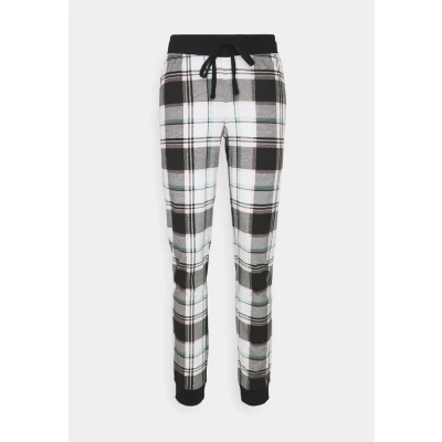 Abbildung von Lascana KARO &amp; Spots Nachtwäsche Hose, Damen, Größe: 36/38, Black