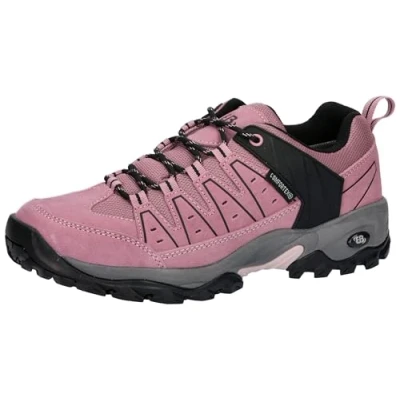 Abbildung von Brütting Unisex Mount Pinos Low Trekkingsschuhe, Rosa/Schwarz, 41 EU
