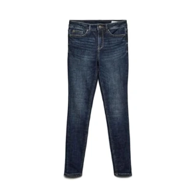 Abbildung von Vero Moda Skinny FIT Jeans Fit, Damen, Größe: XLx30, Dark blue denim