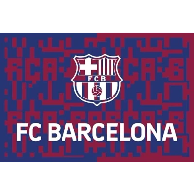 Abbildung von Barça Flagge Offizielle Kollektion des FC Barcelona Liga Fußball Größe 150 x 100 cm