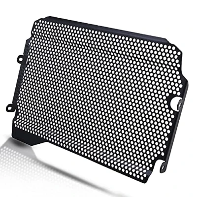 Abbildung von Motorrad Aluminiumlegierung Kühlerabdeckung Für MT 07 MT07 2018 2024 YZF R7 2022 2023 Schwarz