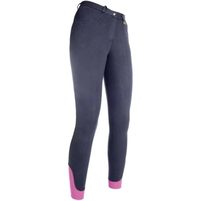 Abbildung von HKM Reithose Kate Kids Silikon Vollbesatz Dunkelblau 152