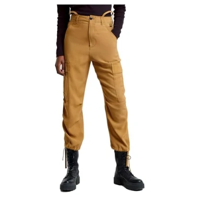Abbildung von G STAR Cropped Drawcord Cargohose, Damen, Größe: 30, Dk fall