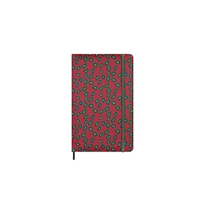 Abbildung von Moleskine Silk Notizbuch, Hardcover mit italienischer Seide von Mantero, linierten Seiten und elastischem Verschluss, Geschenkbox, Großformat 21x13cm, Farbe Bordeaux