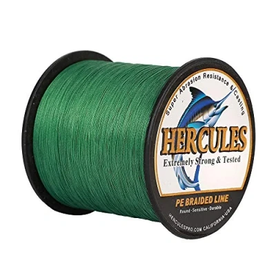 Abbildung von Hercules Super Cast 100m 2000m 109 2196 Yards Geflochtene Angelschnur 6lb 100lb Test für Salzwasser Süßwasser PE Geflecht Fischdraht Superline 4 Stränge