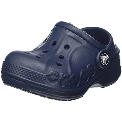 Abbildung von Crocs Unisex Kinder Baya Lined Clog T, Navy, 7 UK Child