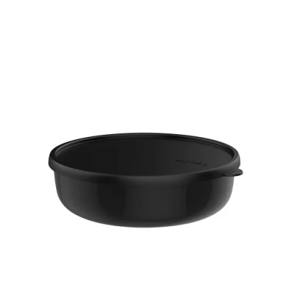 Abbildung von Mepal Mikrowellengeschirr Lumina Frischhaltedosen mit Deckel für Kühlschrank, Gefrierschrank, Dampfgarer &amp; Mikrowelle Mikrowellenschüsseln Aufbewahrungsbox 2000 ml Nordic black