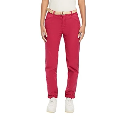 Abbildung von ESPRIT Damen 023EE1B333 Hose, Dark Pink, 30/32