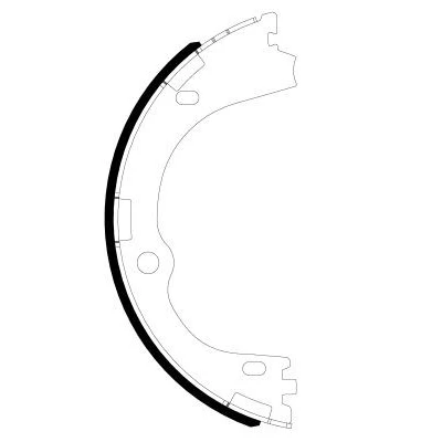 Abbildung von TEXTAR 91086300 Handbremsbeläge ohne Handbremshebel Zubehör HYUNDAI: Tucson