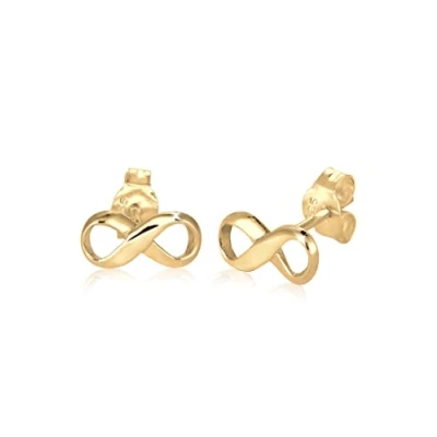 Abbildung von Elli Infinity Ohrringe goldcoloured, Damen, Größe: One Size, Gold coloured