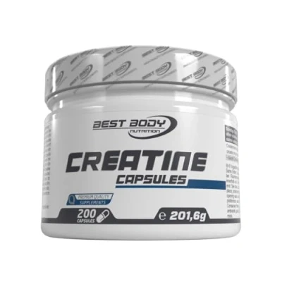 Abbildung von Best Body Nutrition Creatine Capsules, praktische Kapseln, hochwertiges Creatine, 200 Stück Dose