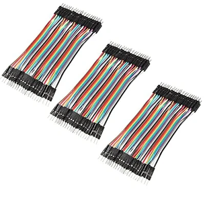 Abbildung von Aihasd 120P 10cm Male Dupont Jumper Wire Cable for Arduino