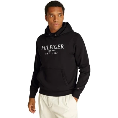 Abbildung von Tommy Hilfiger Hoody Sweatshirt, Herren, Größe: Small, Black