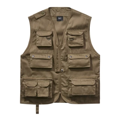 Abbildung von Brandit Weste, Herren, Größe: 6XL, Olive
