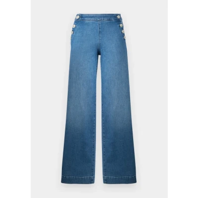 Abbildung von ONLY High waist Jeans »ONLMADISON HW BUTTON WIDE DNM GEN769NOOS«