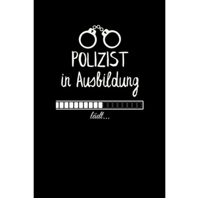 Abbildung von Polizist in Ausbildung: Geschenkideen für polizei Polizisten Geschenke Schupo Gesetzeshüter zu weihnachten, Notizbuch kariert A5 110 Seiten