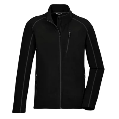 Abbildung von killtec Herren Fleecejacke mit Stehkragen KOW 84 MN FLC JCKT, schwarz, L, 41826 000