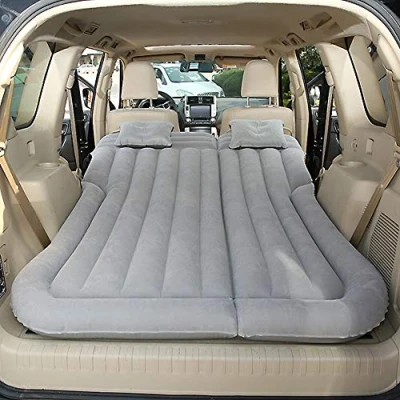 Abbildung von Vinteky Auto SUV Luftmatratze Bewegliche Dickere Luftbett Matratze für Reisen Camping Outdoor Aktivitäten (grau)