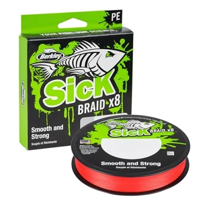 Abbildung von Berkley Sick Geflochtene Schnur Rot 0.08mm / 6kg (300m)