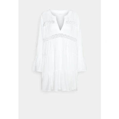 Abbildung von Lascana Longbluse LOLA Strandaccessoire, Damen, Größe: 32/34, Weiß