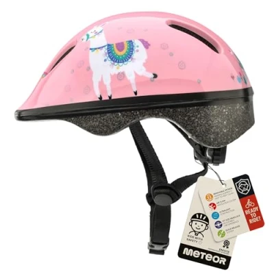 Abbildung von meteor® kinderfahrradhelm Sicherer Fahrradhelm Kinder Helm rollerhelm Jungen für Mountainbike Inliner skaterhelm BMX fahradhelm Scooter Bike Helmet
